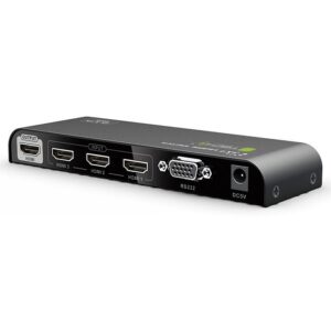Switch HDMI2.0 a 3 porte 4K UHD 3D con RS232 e Telecomando