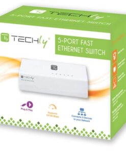Switch Hub 10/100 Mbps Fast Ethernet 5 Porte