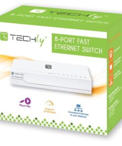 Switch Hub 10/100 Mbps Fast Ethernet 8 Porte