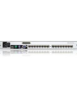 Switch KVM Cat.5E/6 a 16 porte con LCD 17'' Dual Rail, KL1516AM