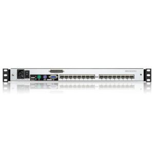 Switch KVM Cat.5E/6 a 16 porte con LCD 17'' Dual Rail, KL1516AM