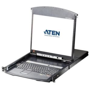 Switch KVM Cat.5E/6 a 16 porte con LCD 17'' Dual Rail, KL1516AM