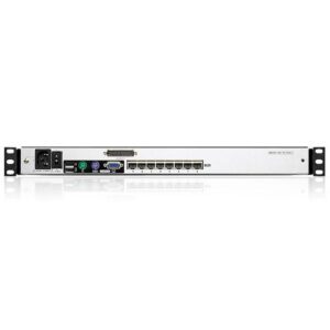 Switch KVM Cat.5E/6 a 8 porte con LCD 17'' Dual Rail, KL1508AM