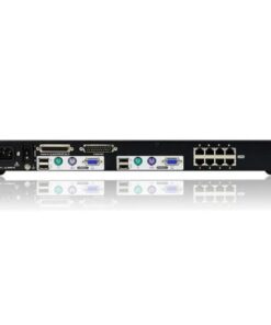 Switch KVM Cat5e/6 a 8 porte per 2 console, KH2508A