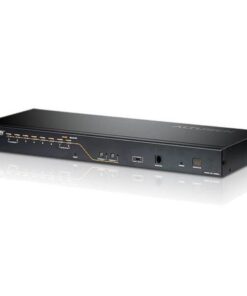 Switch KVM Cat5e/6 a 8 porte per 2 console, KH2508A