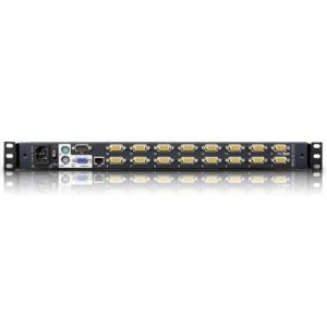 Switch KVM Over IP 16 porte LCD 17'' USB-PS2 Dual Rail, KL9116M