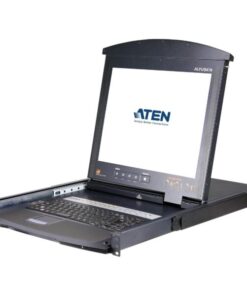 Switch KVM Over IP 16 porte LCD 17'' USB-PS2 Dual Rail, KL9116M
