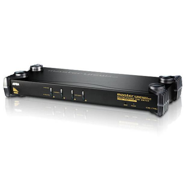 Switch KVM PS/2-USB VGA/Audio 4 porte, CS1754