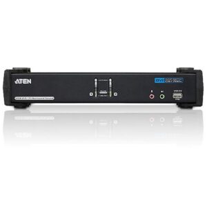 Switch KVM USB DVI Dual Link a 2 porte con audio e hub USB, CS1782A