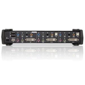 Switch KVM USB DVI Dual Link a 2 porte con audio e hub USB, CS1782A
