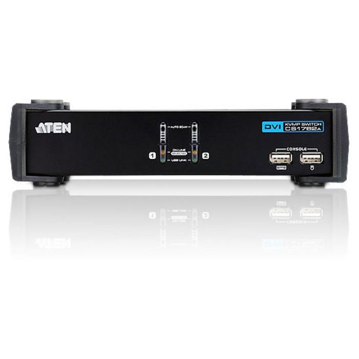 Switch KVM USB DVI a 2 Porte con Audio e Hub USB, CS1762A