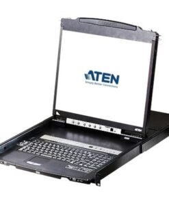 Switch KVM USB-PS2 VGA 16 Porte LCD 19'' e Porta USB Dual Rail, CL5816N