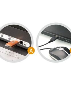 Switch KVM USB-PS2 VGA 16 porte LCD 19'' e porta USB rack 19'', CL5716N