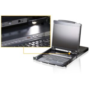 Switch KVM USB-PS2 VGA 8 Porte con LCD 17'' e Porta USB, CL5708M