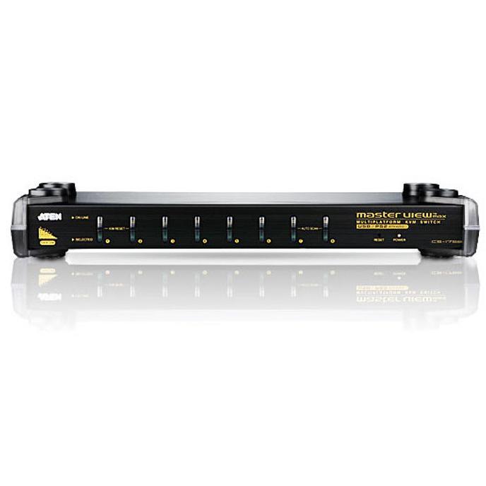 Switch KVM USB-PS2 VGA a 8 porte con Audio, CS1758