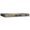 Switch PoE Desktop/Rack Web Smart 16 Porte 10/100+2GE+2SFP Combo, TEF1218P