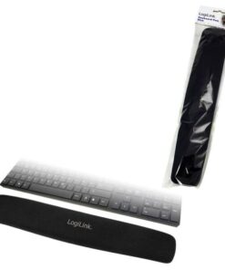 Tappetino Poggiapolso in Gel per Tastiera Nero