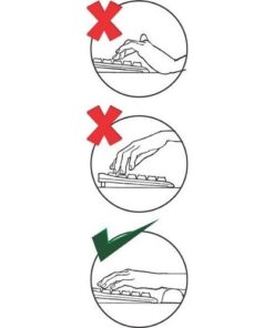 Tappetino con Poggia-Polso in Gel, colore Nero