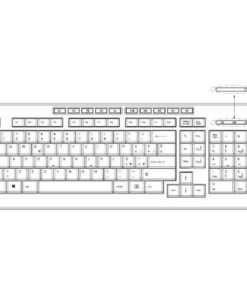 Tastiera Multimediale Wireless 2.4G Nera KB-300W
