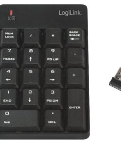 Tastierino Wireless 18 Tasti Nero