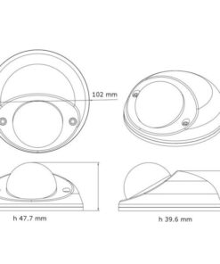 Telecamera IP Mini Dome Antivandalo PoE HD 1.3MP AVM311