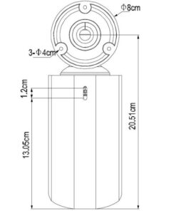 Telecamera IP PoE IR Varifocale da Soffitto Parete 2MP AVM552FP