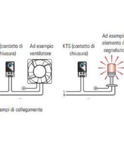 Termostato per Armadi e Rack montaggio a clip (KTS-011)