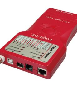 Tester di Rete per Cavi Firewire RJ45 Cat. 5 e 6, ISDN, USB e BNC