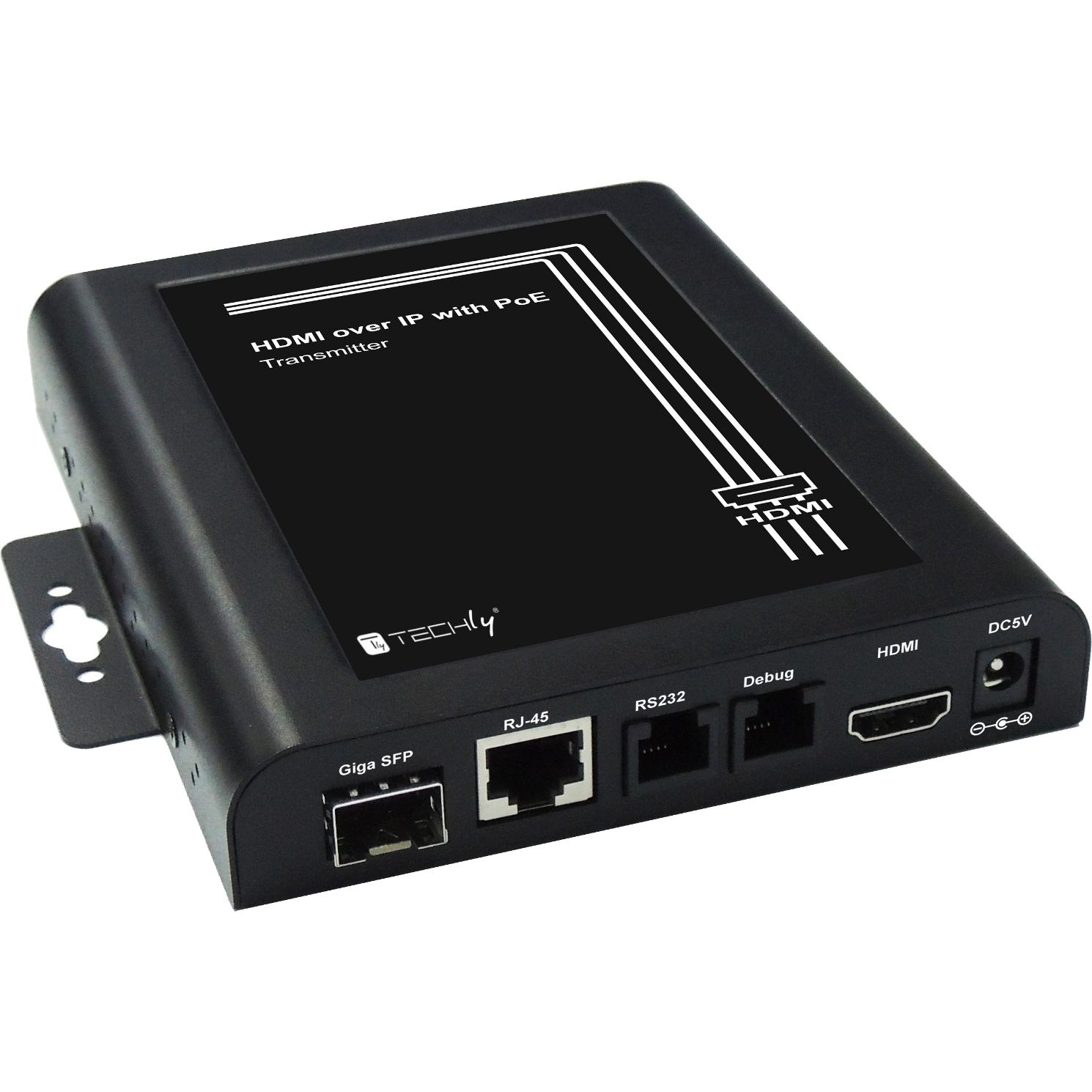 Trasmettitore Extender HDMI over IP con PoE e Funzione Video Wall