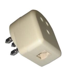 Tripolare telefonica passante con spina modulare 6P4C