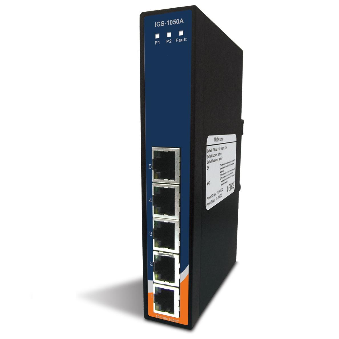 Unmanaged Ethernet Switch Gigabit 5 porte  10/100/1000Base-T(X) Slim