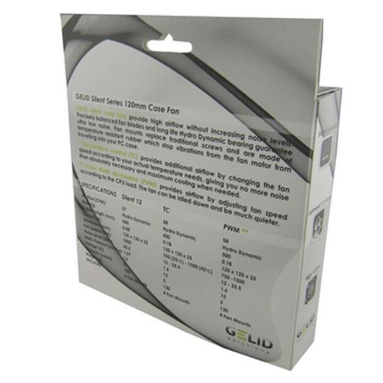 Ventola Silent 120x120x25 12 Volt