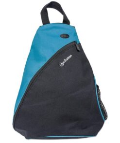 Zainetto Monospalla per Tablet e Ultrabook fino a 12'' Nero/Azzurro