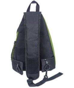 Zainetto Monospalla per Tablet e Ultrabook fino a 12'' Nero/Verde