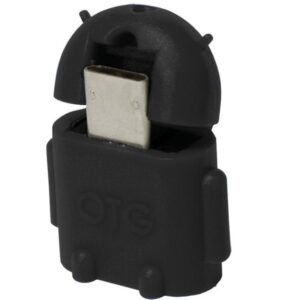 Adattatore USB 2.0 OTG MicroB M / A F per Smartphone/Tablet Nero