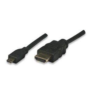 Cavo HDMI Highspeed con Ethernet Channel 1.4 A M/ Micro D M, 1,0 m