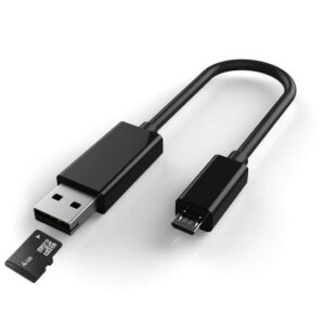 Cavo OTG per Trasmissione dati e Ricarica USB 2.0 con Slot Micro SD