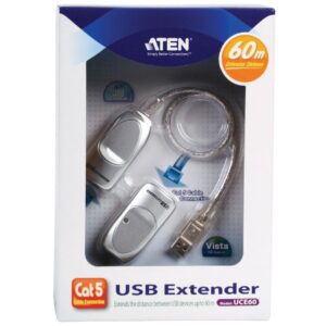 Extender USB su Cavo di Rete RJ45 Cat.5/5E/6 fino a 60m, UCE60