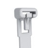 Fascette Fermacavi con Linguetta 150x7,6mm in Nylon 100pz Bianco