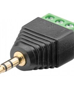 Adattatore Audio 3.5'' Maschio a Terminal Block 3 pin
