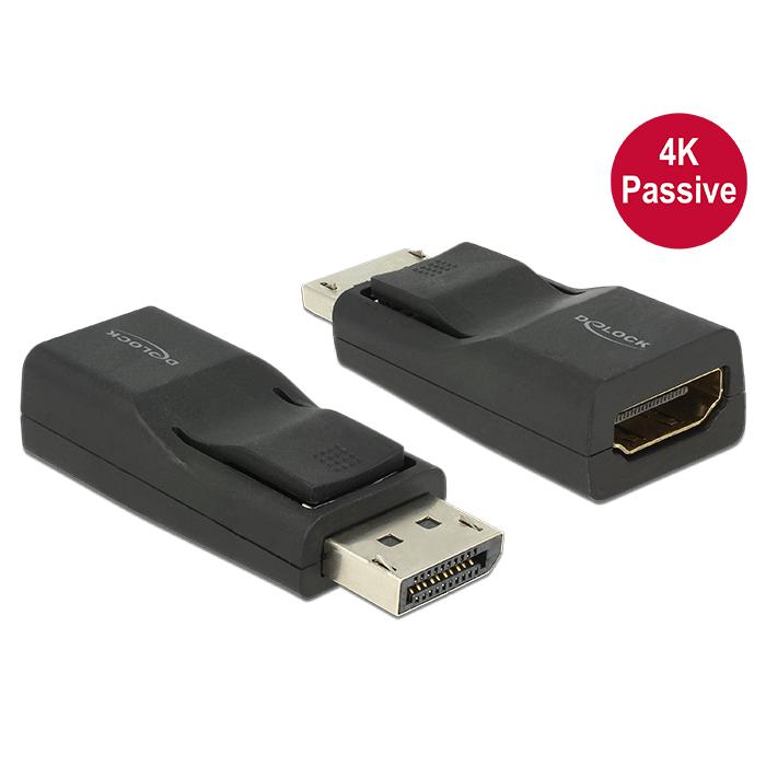 Adattatore DisplayPort 1.2 Maschio a HDMI femmina 4K Passivo