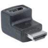 Adattatore HDMI Maschio/Femmina 90° verso il basso