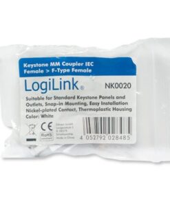 Adattatore Keystone IEC Femmina a F Femmina