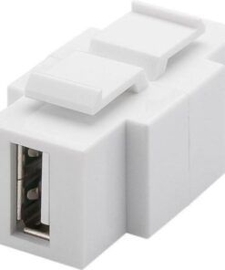 Adattatore Keystone USB2.0 A/B Installabile in Entrambi i Lati