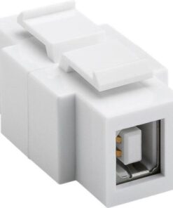 Adattatore Keystone USB2.0 A/B Installabile in Entrambi i Lati