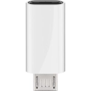 Adattatore Micro USB Maschio a USB-C™ Femmina Bianco