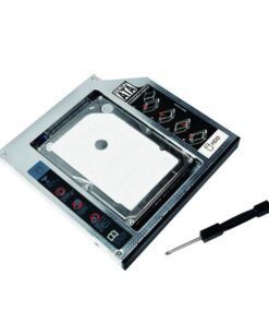 Adattatore SATA HDD Caddy per HDD/SSD da 9,5mm Nero