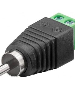 Adattatore Terminal Block 2-pin a RCA maschio