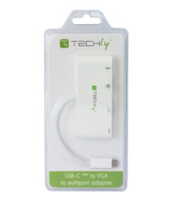 Adattatore USB-C™ a USB-A 3.0 con connessioni VGA, RJ45, USB-C™