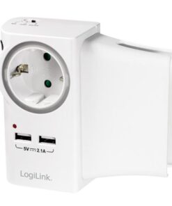 Adattatore con porte USB 4-in-1 con porta telefono